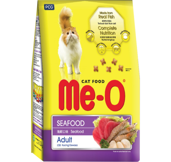 Thức ăn me-o dàn cho mèo trưởng thành hương vị hải sản