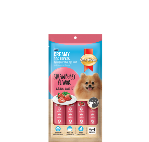 Bánh thưởng dạng kem smartheart hương vị dâu 